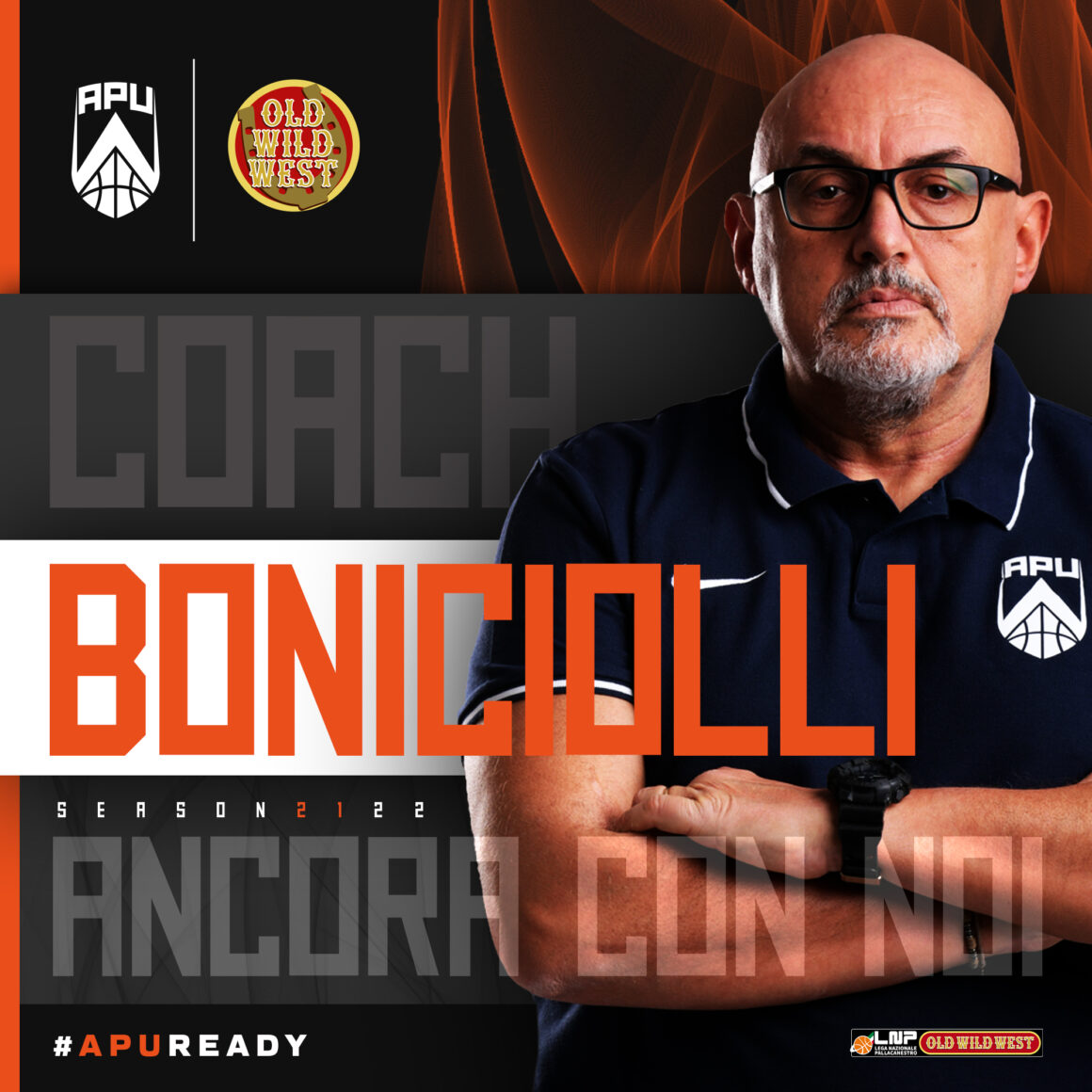 Apu Old Wild West Udine e coach Matteo Boniciolli insieme per altre due stagioni