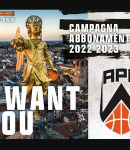 25/07/2022 Presentata la campagna abbonamenti 2022-2023 dell’Apu Old Wild West Udine “I Want You”
