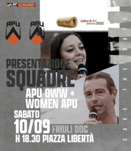Domani tutti in piazza Libertà per la presentazione dell’Apu Old Wild West Udine e della Women Apu