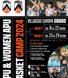 Basket Camp: arriva la seconda edizione del camp estivo targato Apu&Women Apu Udine